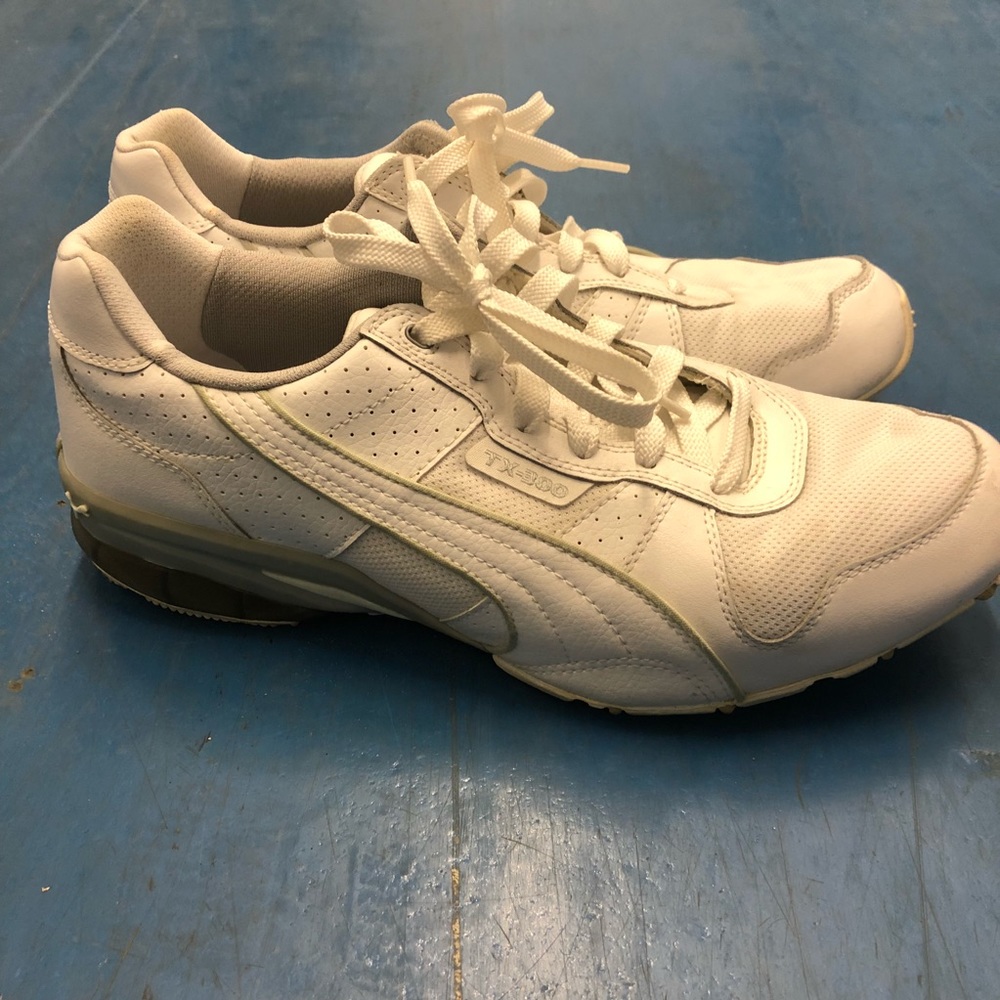 Puma tennis.  White.  Size 9.5